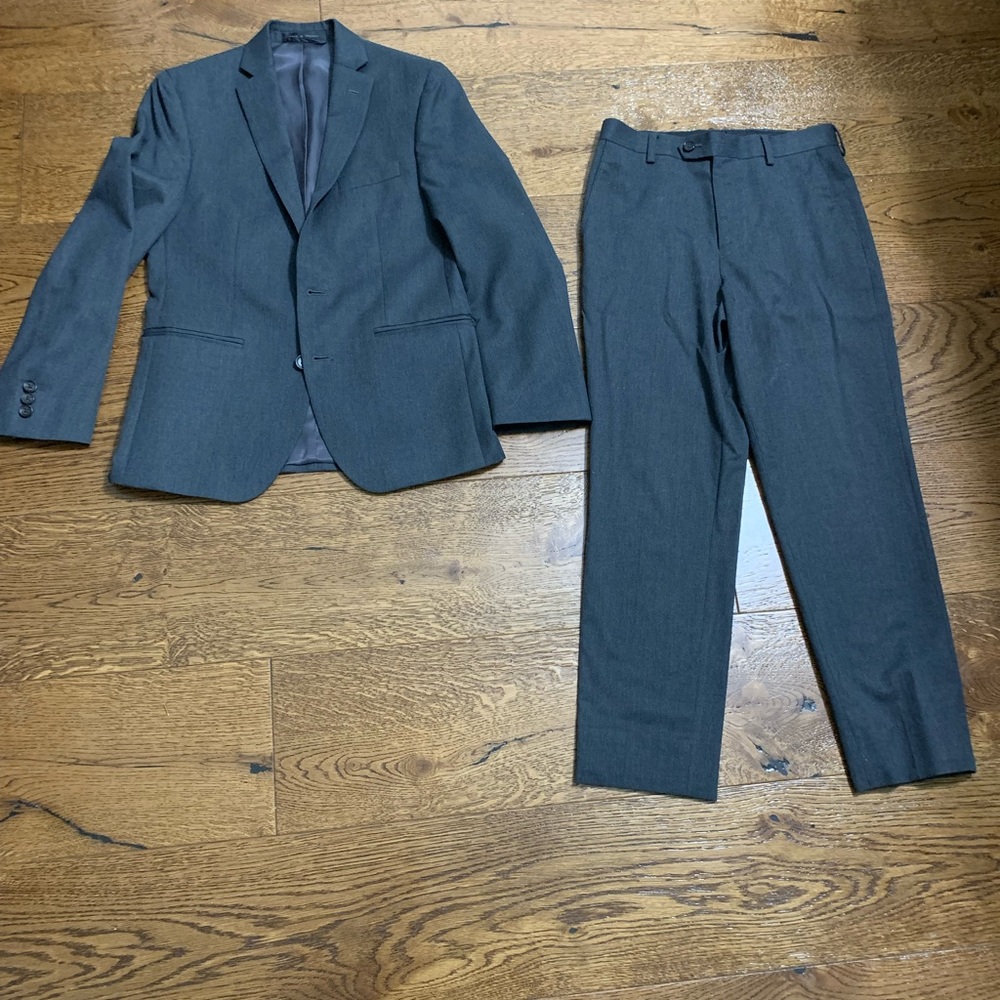 Size 12 Ralph Lauren Boys Gray Suit